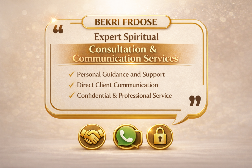 This website is operated by BEKRI FRDOSE as an independent individual providing .consultation and communication services directly to clients